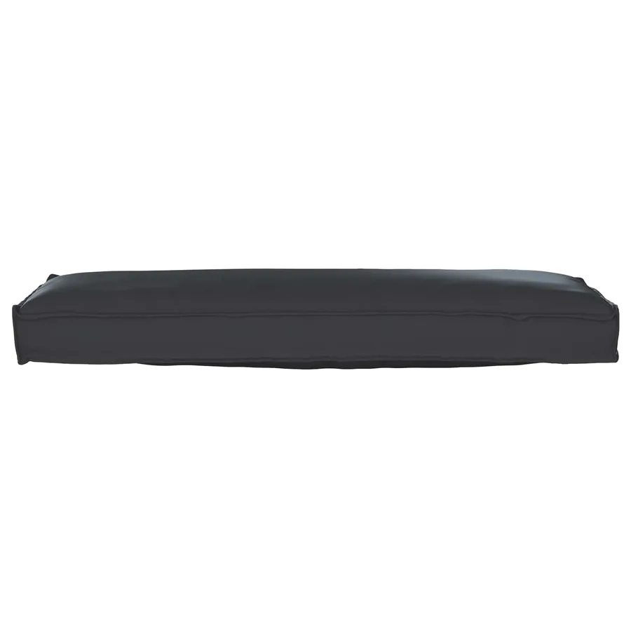 Set de coussins de palette 2 pcs Noir 120 x 40 x 8 cm - 3