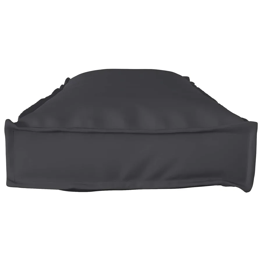 Set de coussins de palette 2 pcs Noir 120 x 40 x 8 cm - 4