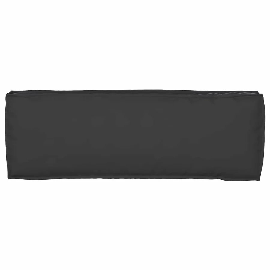 Set de coussins de palette 2 pcs Noir 120 x 40 x 8 cm - 5