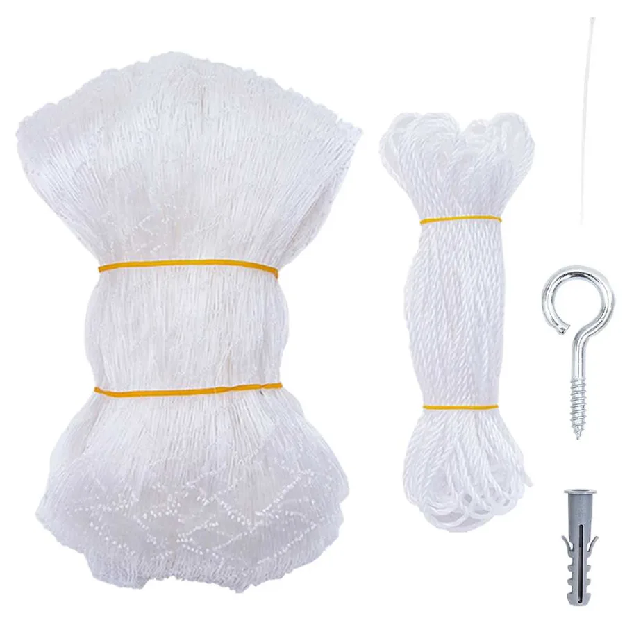 Filet pour chat transparent en nylon 4x3 m - 3