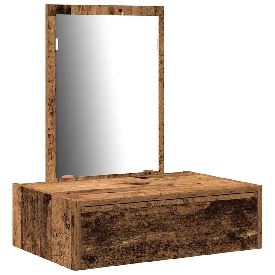Table de Toilette Marron 60 x 40 x 70 cm Bois d'ingénierie - 2