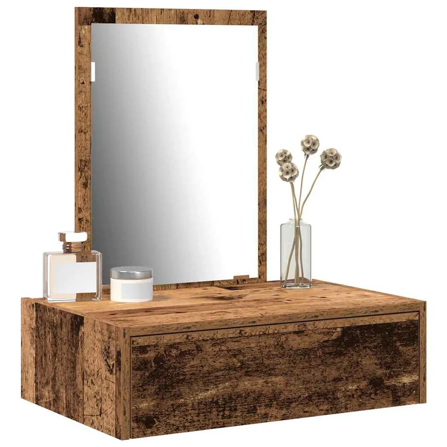Table de Toilette Marron 60 x 40 x 70 cm Bois d'ingénierie - 3