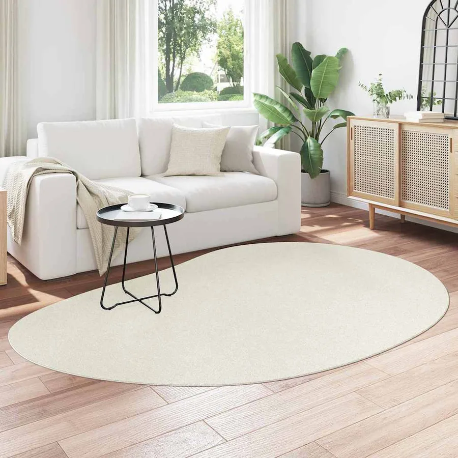 Tapis de surface HUARTE Crème 160 x 230 cm Polyester - 3