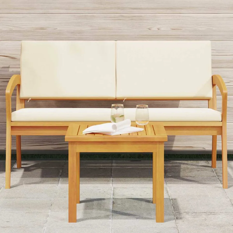 Table d'appoint Huile Naturelle Bois d'Acacia Massif - 4