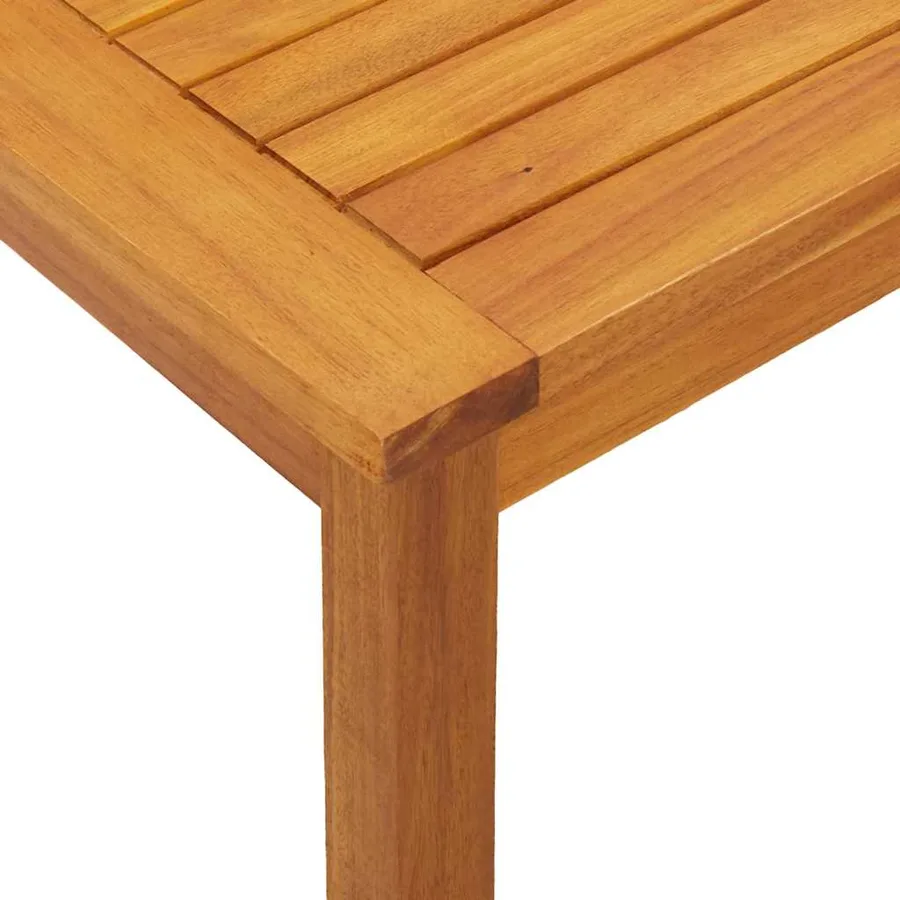 Table d'appoint Huile Naturelle Bois d'Acacia Massif - 9