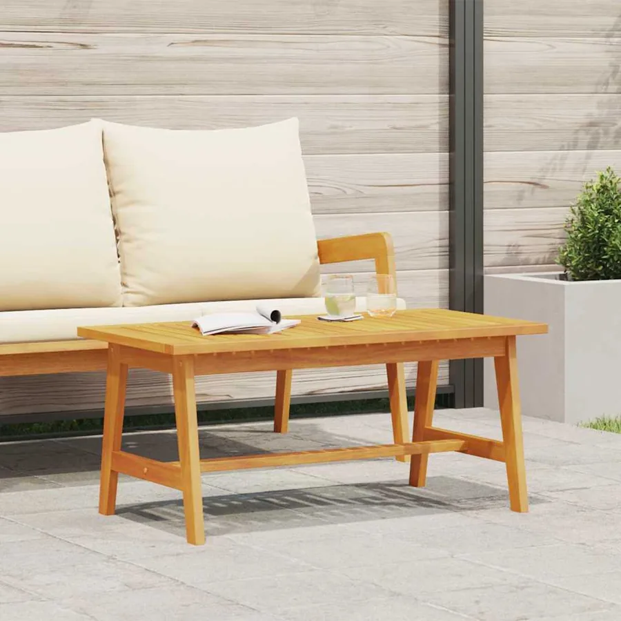 Table basse Huile Naturelle Bois d'Acacia Massif