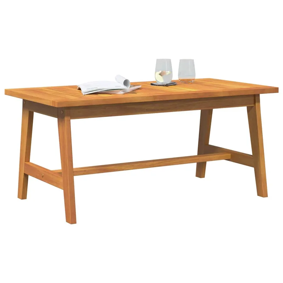 Table basse Huile Naturelle Bois d'Acacia Massif - 3