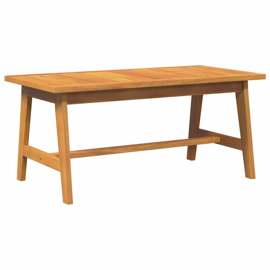Table basse Huile Naturelle Bois d'Acacia Massif - 5