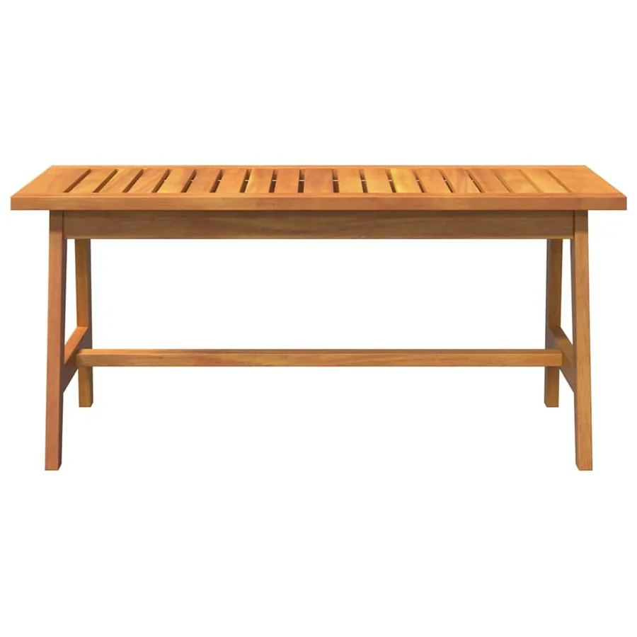Table basse Huile Naturelle Bois d'Acacia Massif - 6