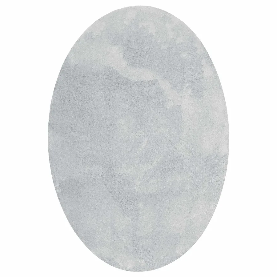 Tapis de surface ovale HUARTE Gris 160 x 230 cm 100% Polyester - 2