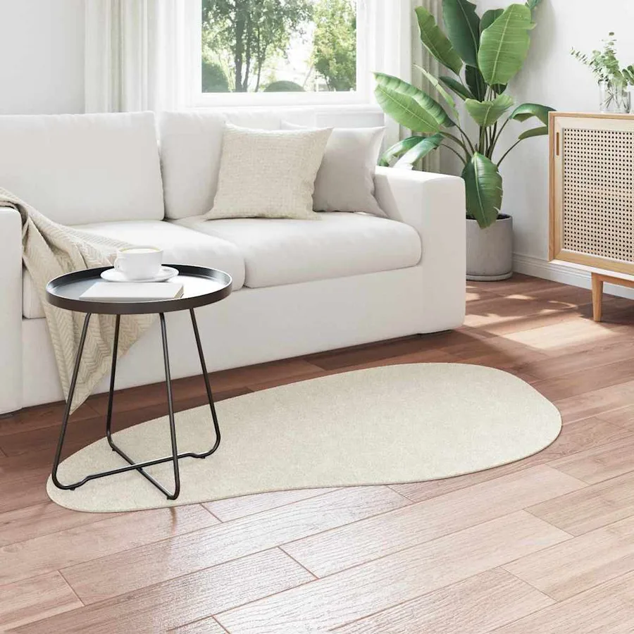 Tapis de surface HUARTE Crème 80 x 150 cm Polyester - 3