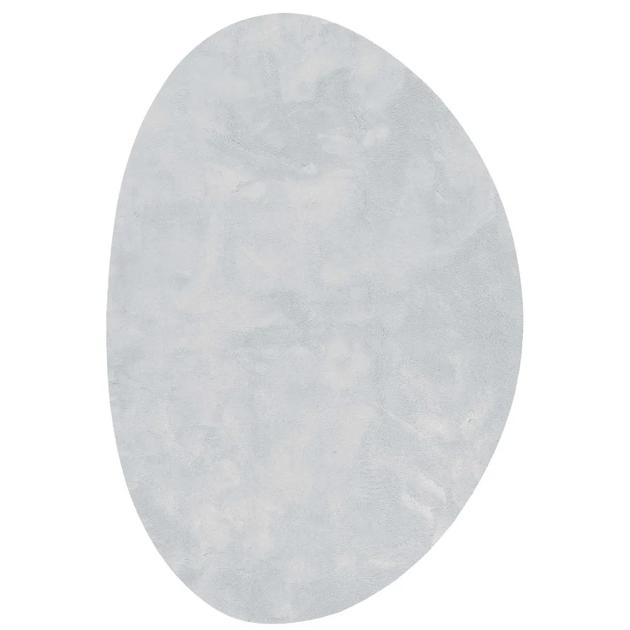 Tapis de surface HUARTE Gris 140 x 200 cm Polyester - 2