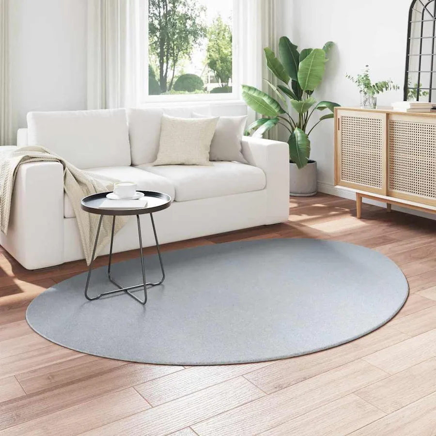 Tapis de surface HUARTE Gris 140 x 200 cm Polyester - 3