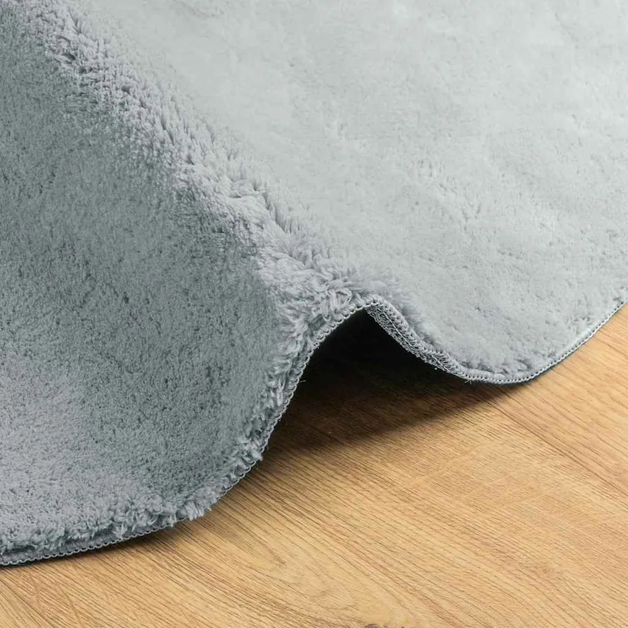 Tapis de surface HUARTE Gris 140 x 200 cm Polyester - 7