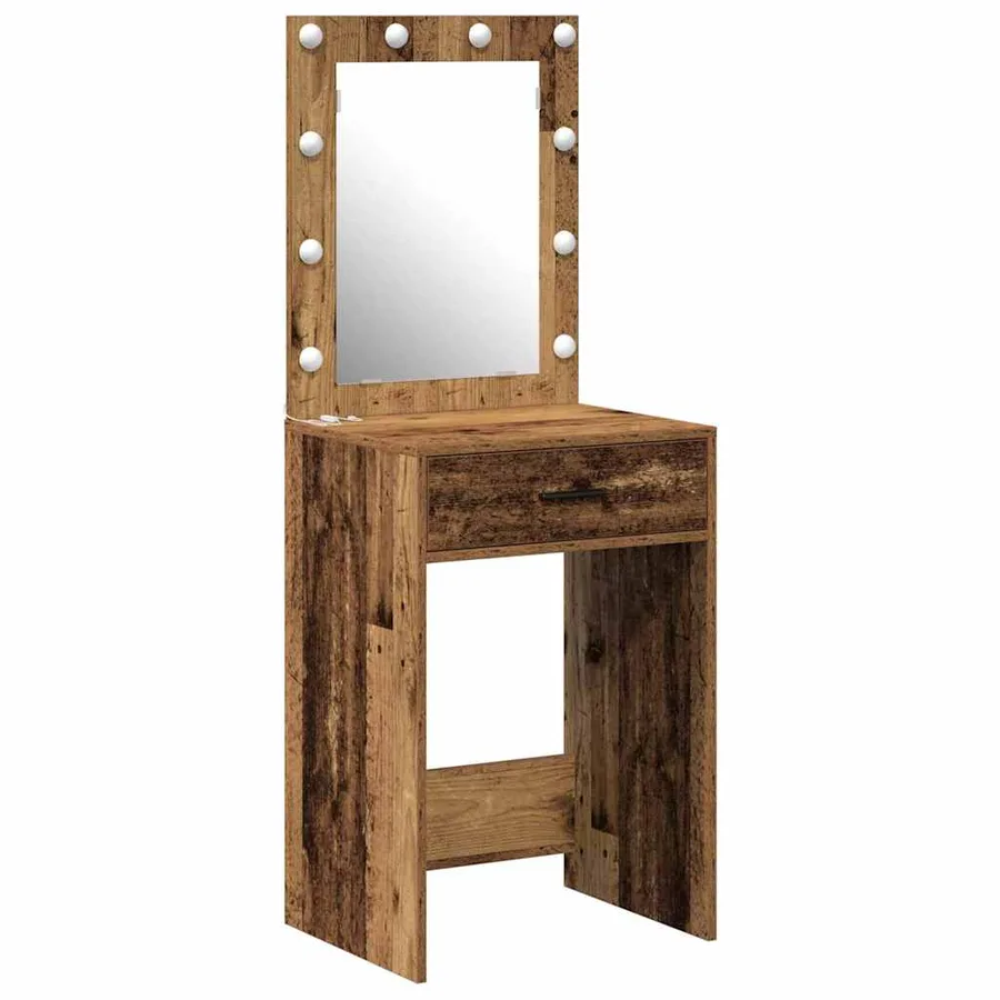 Table de Toilette avec tiroir Bois ancien 50 x 41 x 135 cm - 2