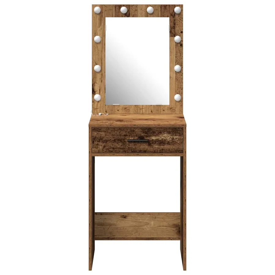Table de Toilette avec tiroir Bois ancien 50 x 41 x 135 cm - 5