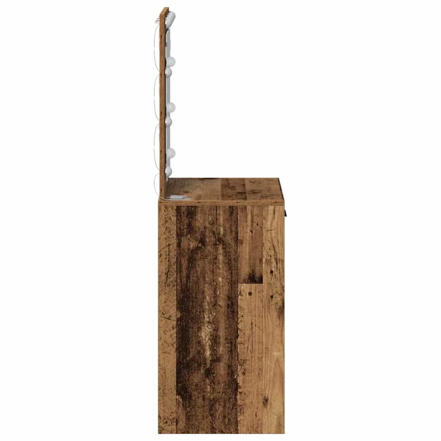 Table de Toilette avec tiroir Bois ancien 50 x 41 x 135 cm - 6