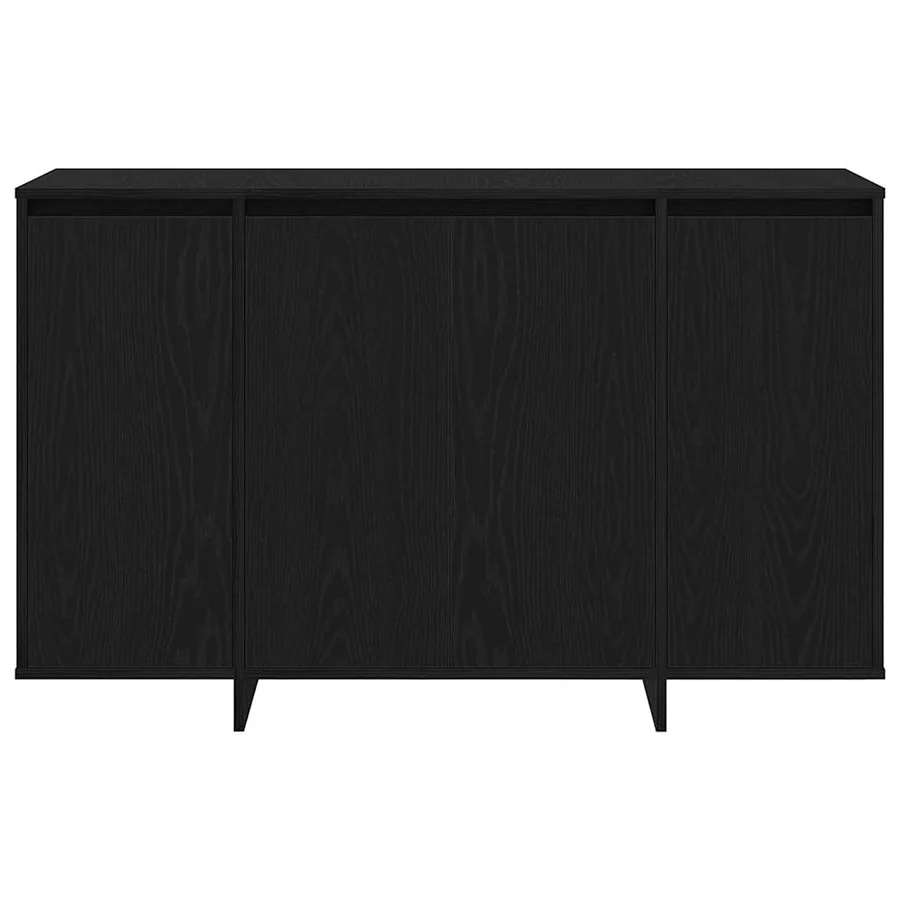 Buffet Chêne noir 120 x 41 x 75 cm Bois d'ingénierie - 6