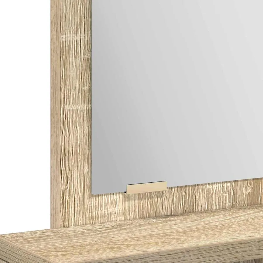 Table de Toilette avec tiroir Chêne Sonoma 50 x 41 x 140 cm - 10