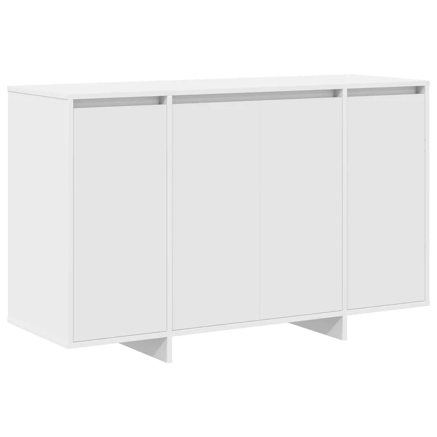 Buffet Blanc 120 x 41 x 75 cm Bois d'ingénierie - 2
