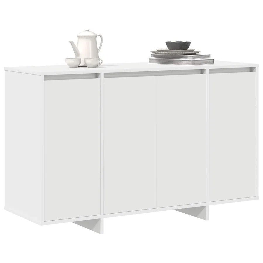 Buffet Blanc 120 x 41 x 75 cm Bois d'ingénierie - 3