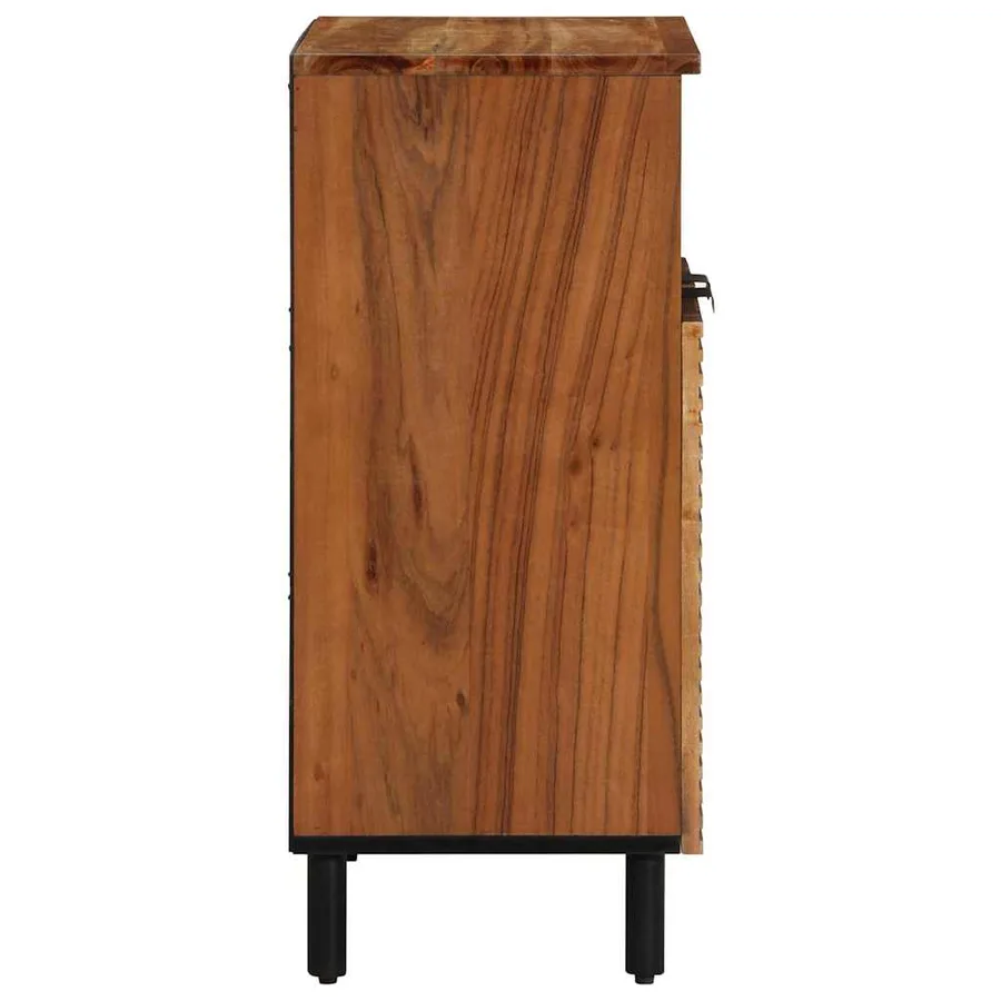 Buffet Marron 60 x 33,5 x 75 cm Bois de mangue massif - 4