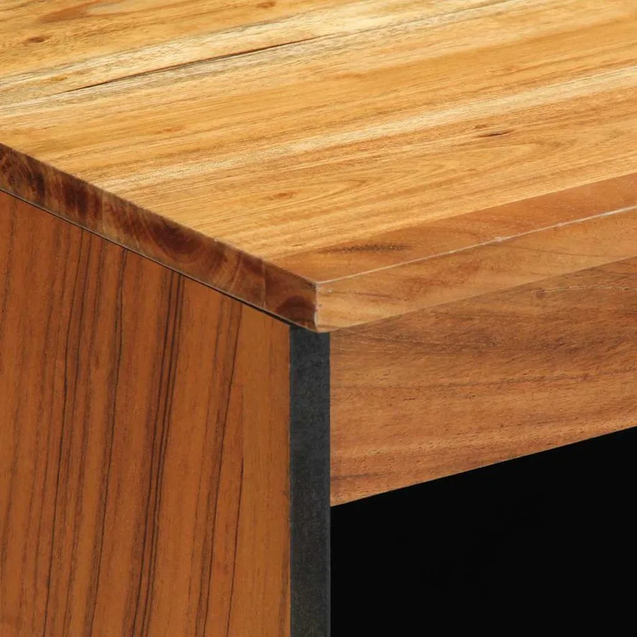 Buffet Marron 60 x 33,5 x 75 cm Bois de mangue massif - 6