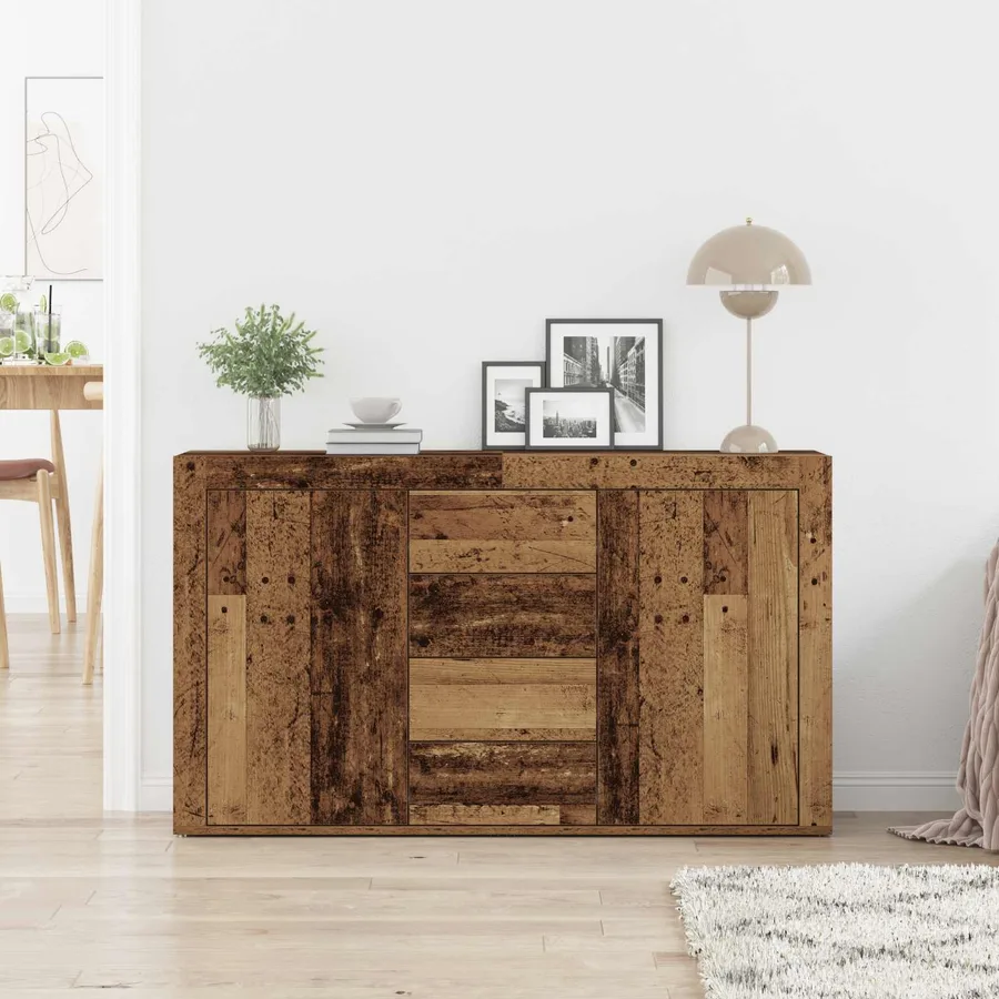 Buffet Bois ancien 120 x 36 x 69 cm Bois d'ingénierie - 4