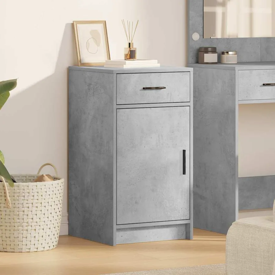 Buffet Gris béton 40 x 40.5 x 75 cm Bois d'ingénierie