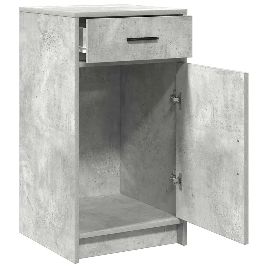 Buffet Gris béton 40 x 40.5 x 75 cm Bois d'ingénierie - 5