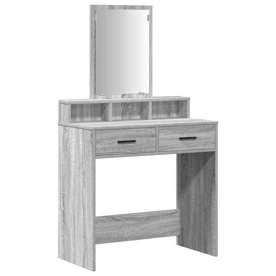 Table de Toilette avec tiroir Gris Sonoma 79 x 41 x 140 cm - 2