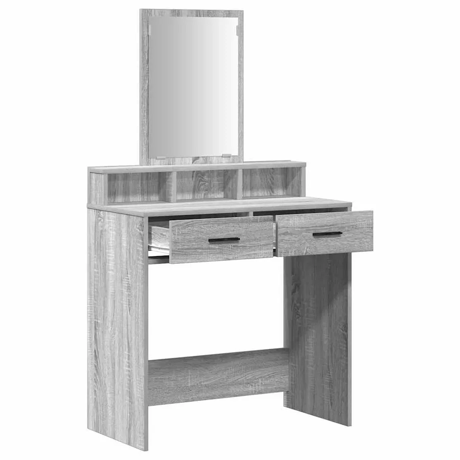 Table de Toilette avec tiroir Gris Sonoma 79 x 41 x 140 cm - 5
