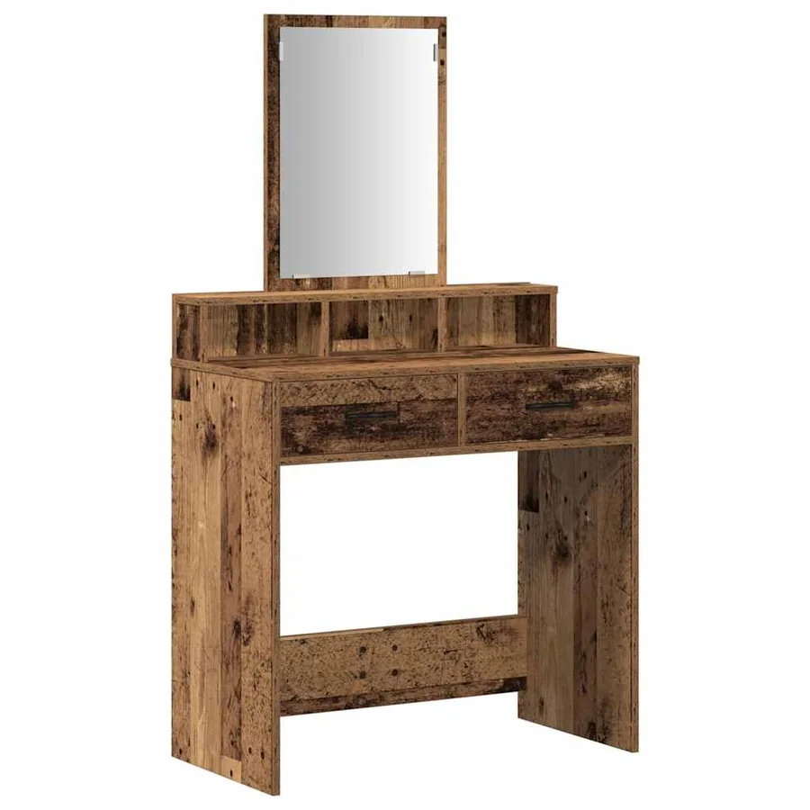 Table de Toilette avec tiroir Bois ancien 79 x 41 x 140 cm - 2