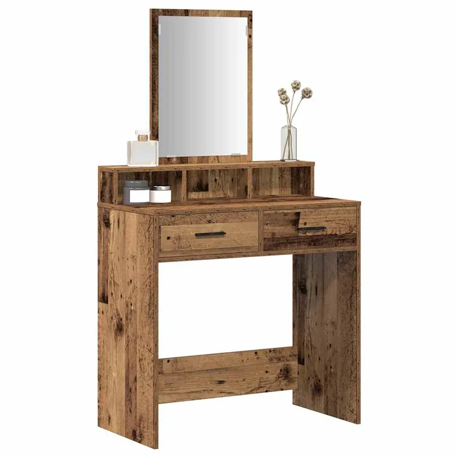 Table de Toilette avec tiroir Bois ancien 79 x 41 x 140 cm - 3