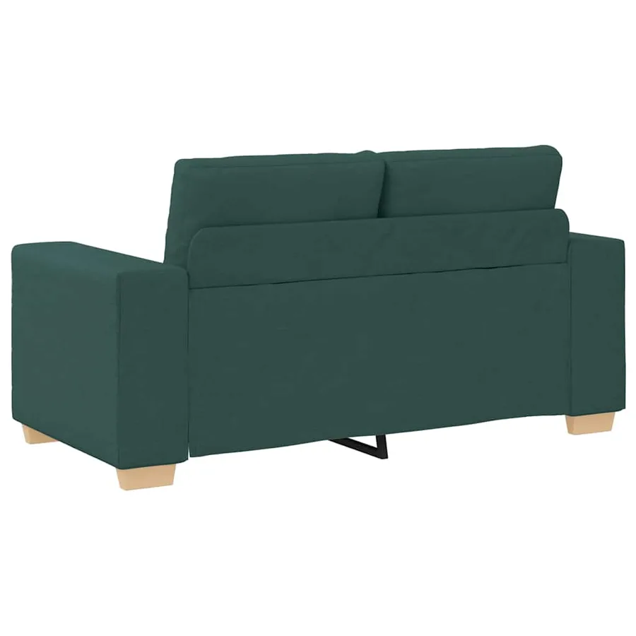 Canapé deux places vert foncé 160 x 77 x 82 cm en tissu - 6