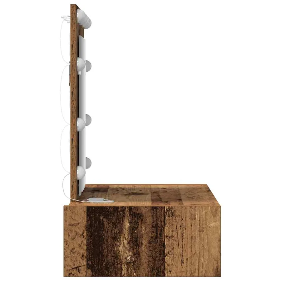 Table de Toilette Marron 60 x 40 x 70 cm Bois d'ingénierie - 6