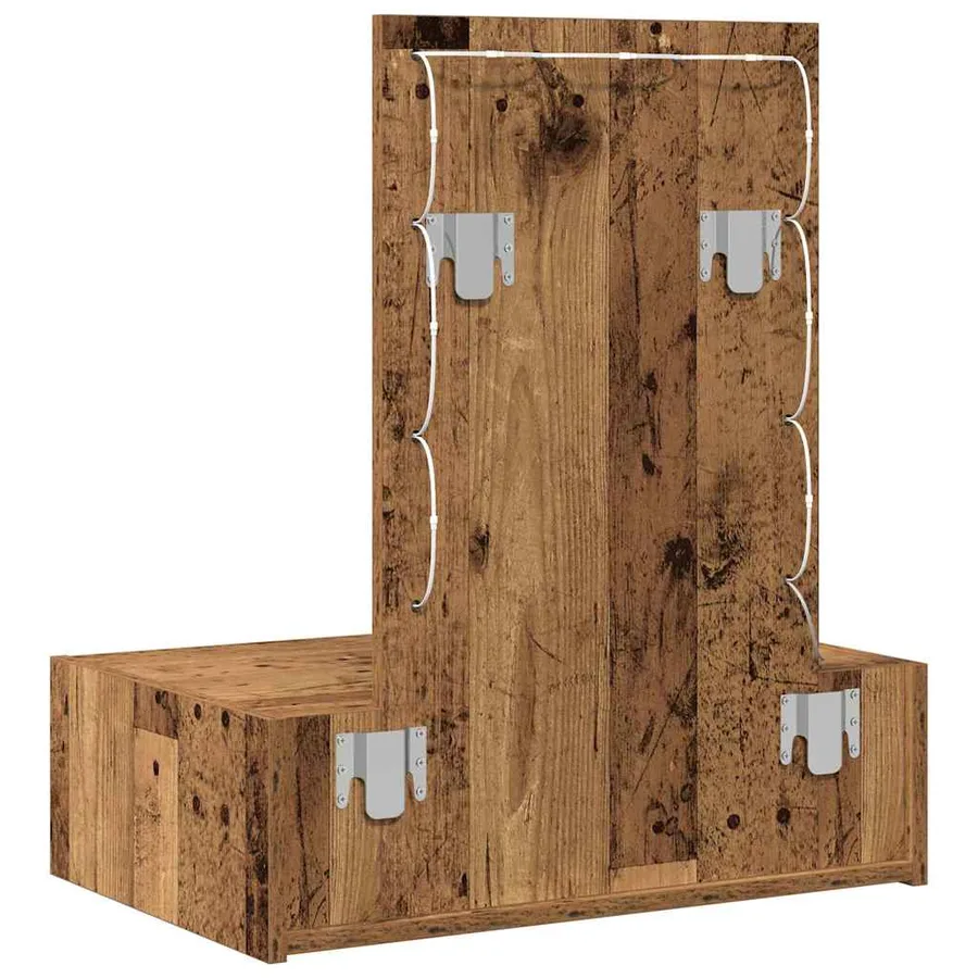Table de Toilette Marron 60 x 40 x 70 cm Bois d'ingénierie - 7
