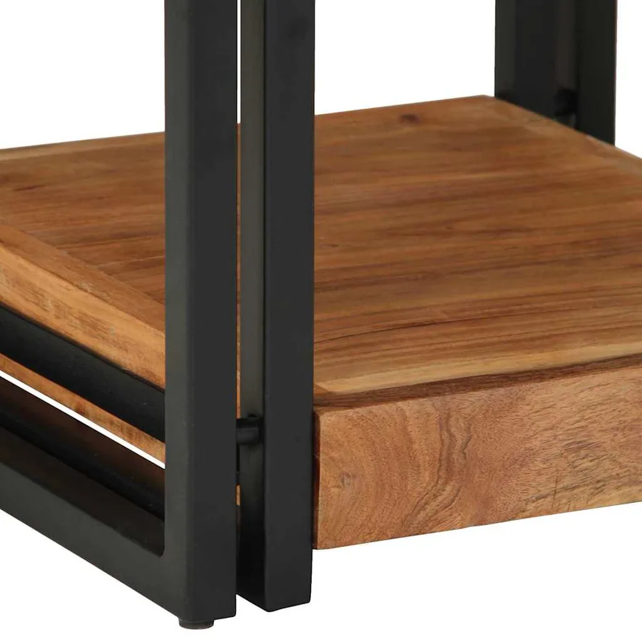 Cabinet de chevet 2 pcs 40 x 40 x 50 cm Bois d'Acacia Massif - 11
