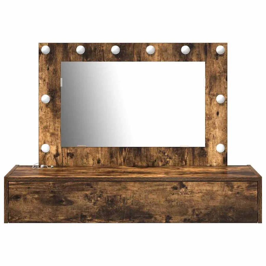Table de Toilette Marron 100 x 40 x 70 cm Bois d'ingénierie - 5