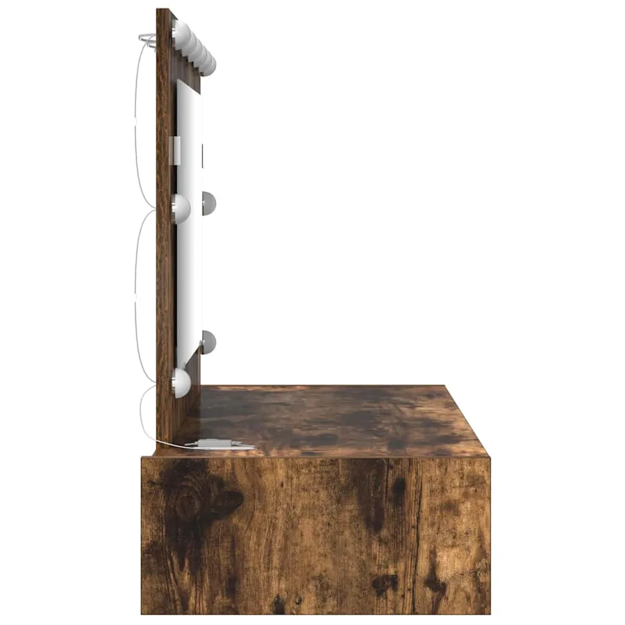Table de Toilette Marron 100 x 40 x 70 cm Bois d'ingénierie - 6