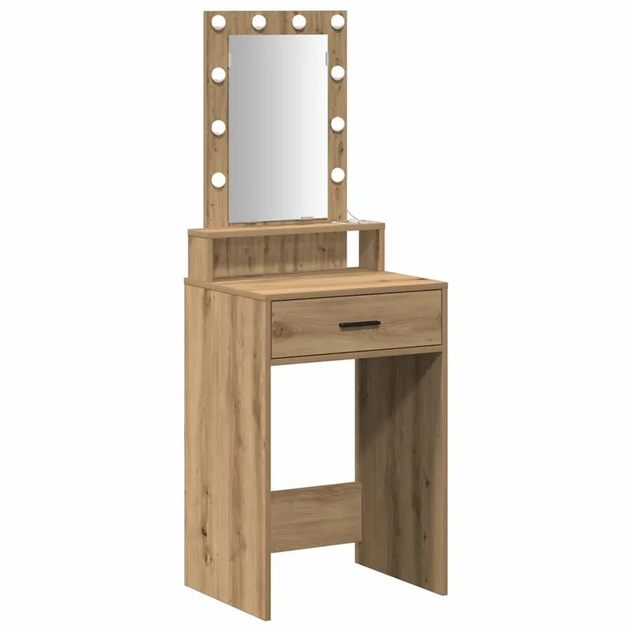 Table de Toilette Marron 50 x 41 x 140 cm Bois d'ingénierie - 2