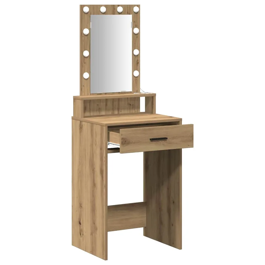 Table de Toilette Marron 50 x 41 x 140 cm Bois d'ingénierie - 4