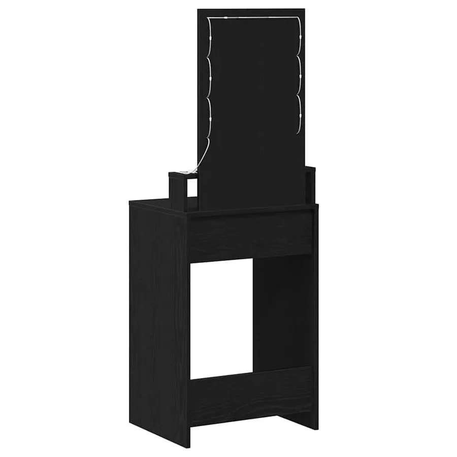 Table de Toilette Noir 50 x 41 x 140 cm Bois d'ingénierie - 7