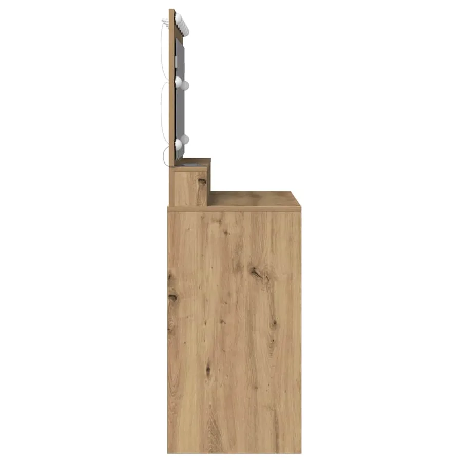 Table de Toilette Chêne artisanal 100 x 41 x 135 cm - 5