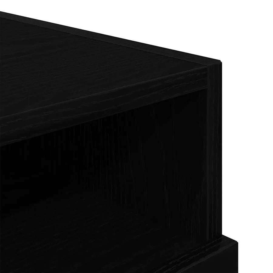 Cabinet de chevet avec tiroir 2 pcs Chêne noir 40 x 39 x 37 cm - 13