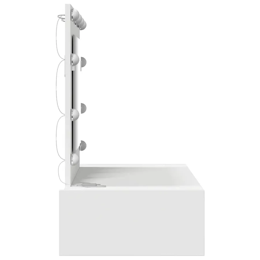 Table de Toilette Blanc 83 x 40 x 70 cm Bois d'ingénierie - 6