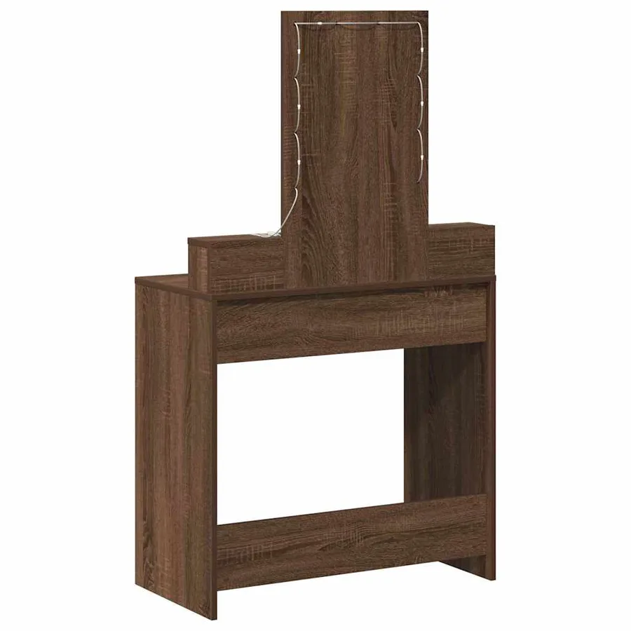 Table de Toilette Marron 79 x 41 x 140 cm Bois d'ingénierie - 7