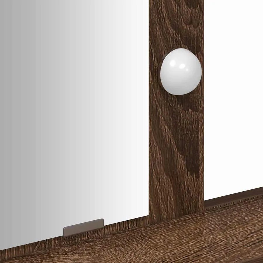 Table de Toilette Marron 79 x 41 x 140 cm Bois d'ingénierie - 9