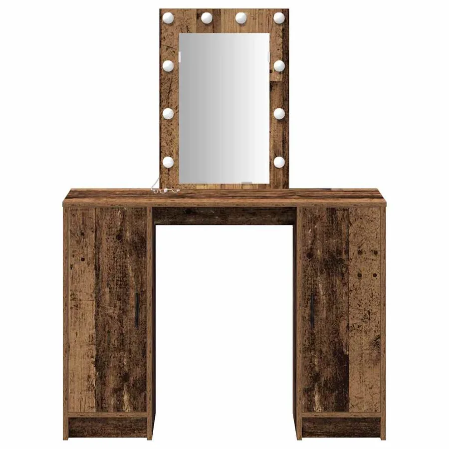 Table de Toilette Marron 102 x 33 x 135 cm Bois d'ingénierie - 5