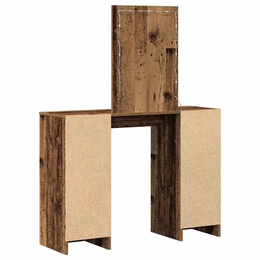 Table de Toilette Marron 102 x 33 x 135 cm Bois d'ingénierie - 7